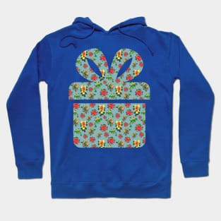 New Year blue background Hoodie